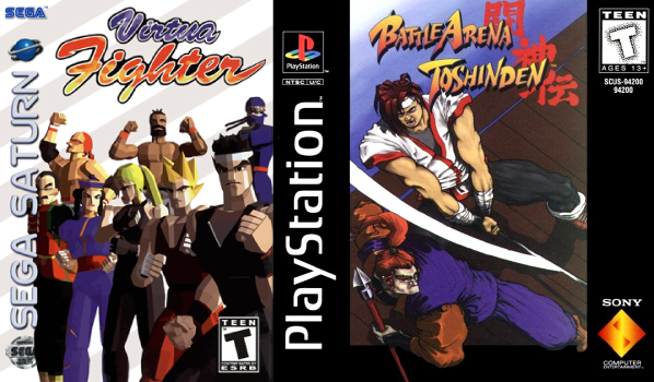 virtua fighter vs toshinden covers
